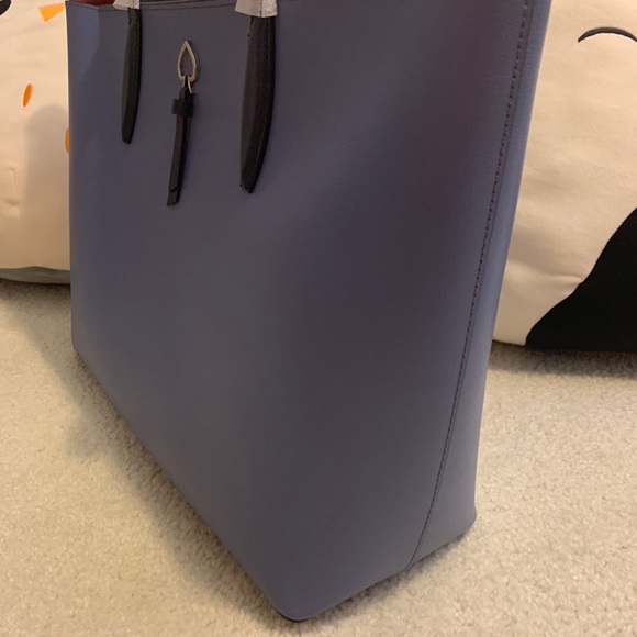 KATE SPADE ADEL LARGE TOTE SHOULDER BAG Bluebrycml - Picture 8 of 9